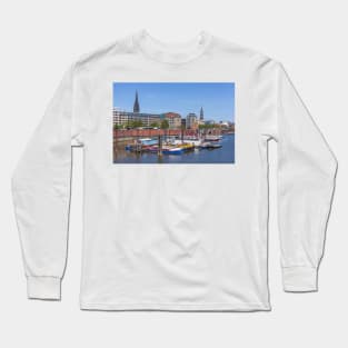 Inland port, Hamburg Long Sleeve T-Shirt